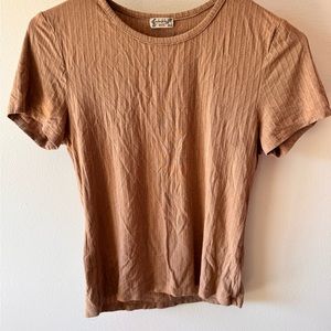 SOLD Free People Tan Baby Tee